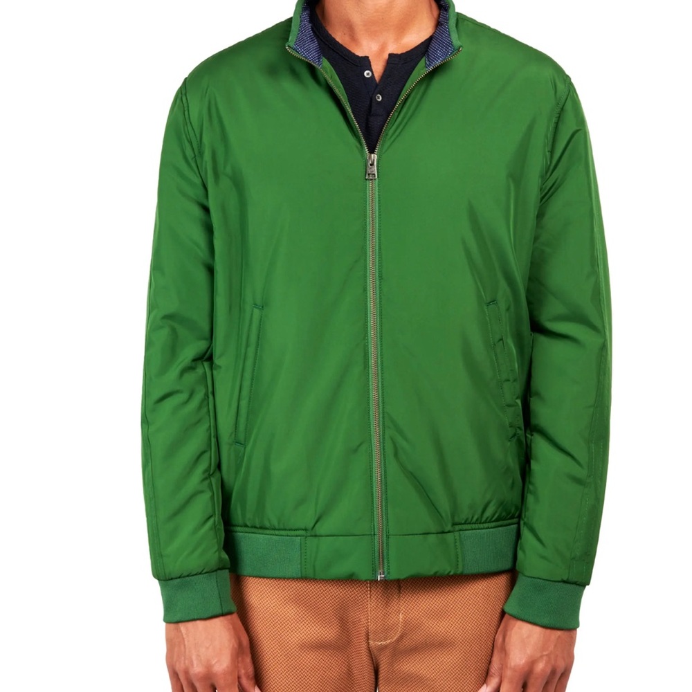 NEW     CONSTRUCT  Bomber Jacket
Size Large,   Color green